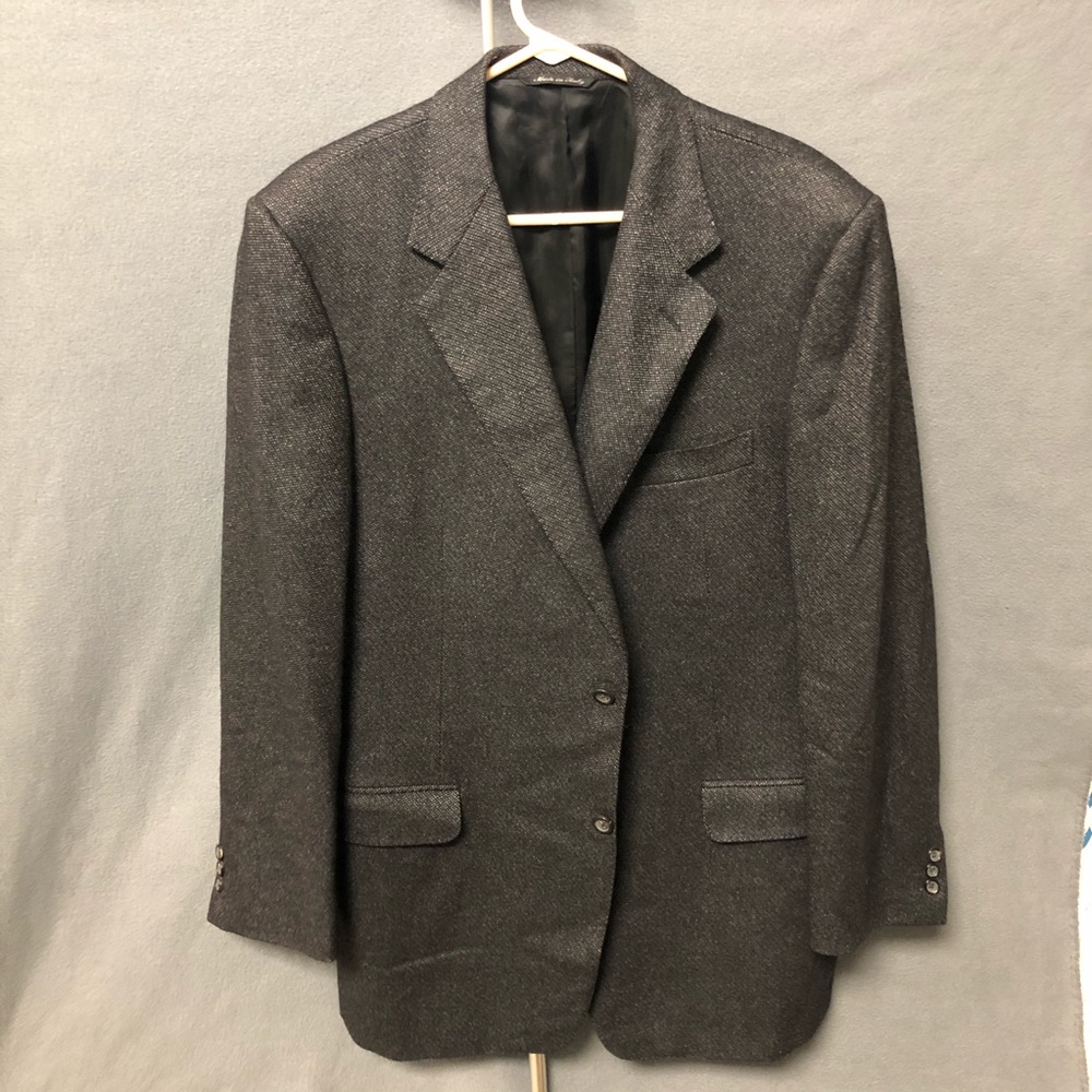 Canali Italy grey Tweed sport coat